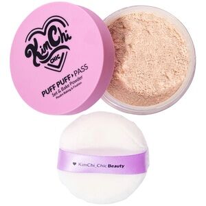 New💥 Kim Chi Chic PUFF PUFF PASS SET & BAKE POWDER - 03 TRANSLUCENT